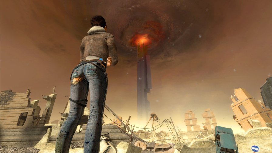Alyx Vance and Citadel after Collapse
