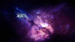 Amazing Beautiful Purple Galaxy