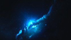 Amazing Blue Galaxy