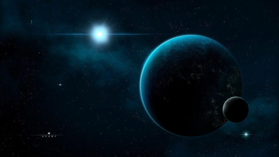 Amazing Blue Light Sun