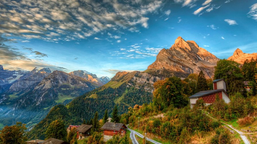 Autumn Mountain Village