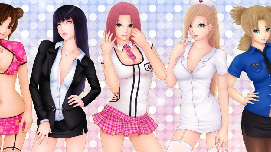 Beautiful Anime Girls in Miscellaneous Clothes