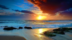 Beautiful Coast and Sunrise