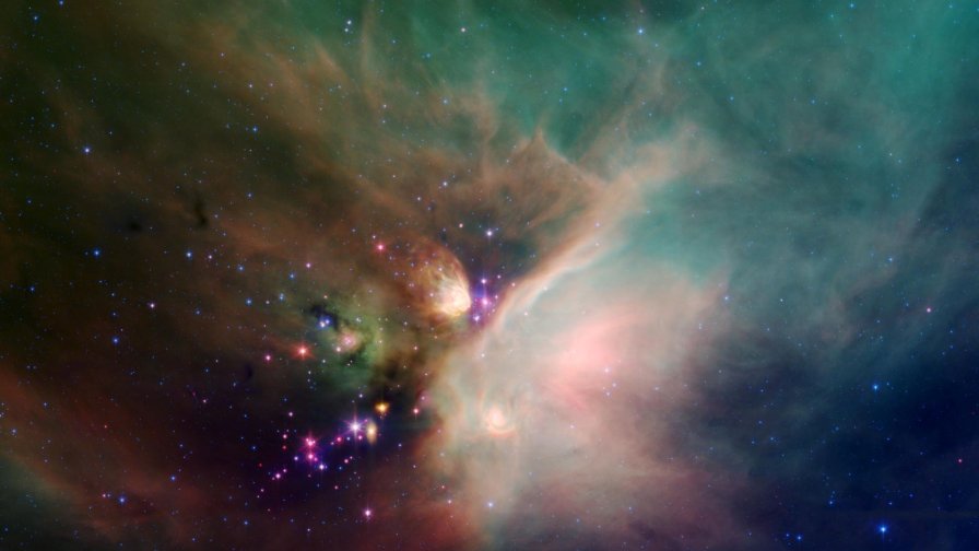 Beautiful Green Galaxy