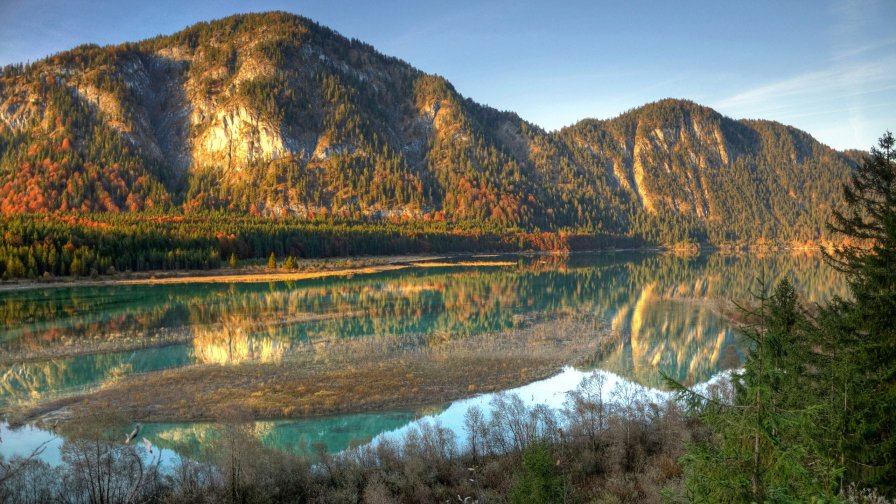 Beautiful Spring in Mountains