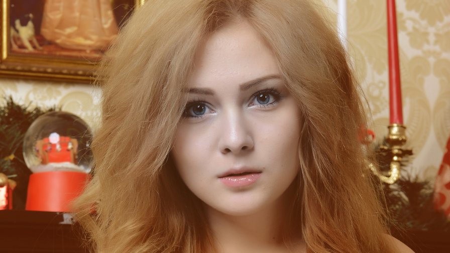 Cute Blonde Girl Gerda