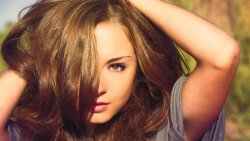 Cute Girl with Pretty Lips and Eyes