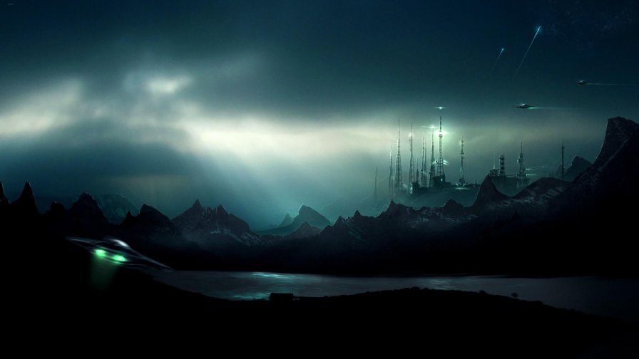 Dark Planet and UFO