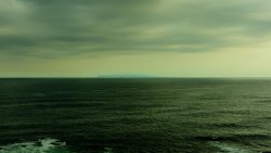 Foggy Sea Skyline Ripples Kanagawa