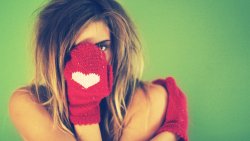 Girl with Funny Glove