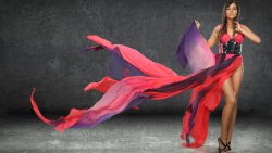 Glamour Girl and Beautiful Pink Dress