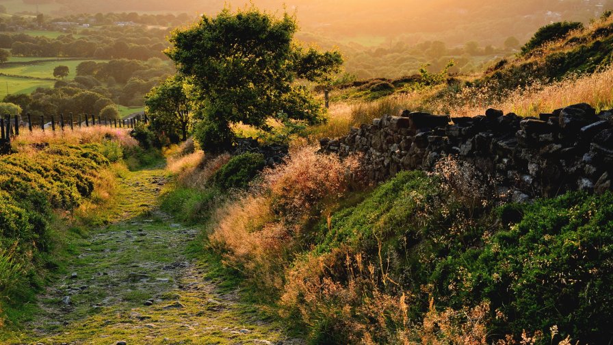 Green Valley and Sunset