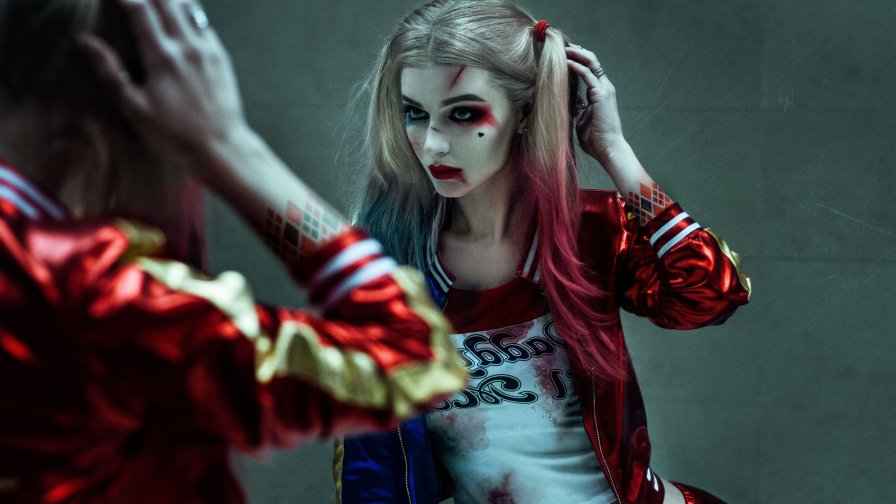 Harley Quinn Beautiful Sexy Girl from Suicide Squad DC Comics