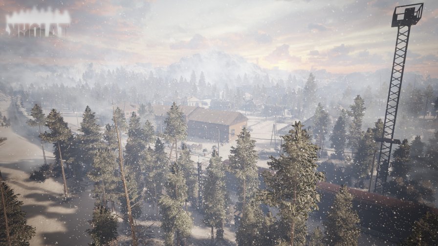 Kholat Train Station and Village Ural