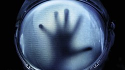 Life Horror Movie Spacesuit and Hand