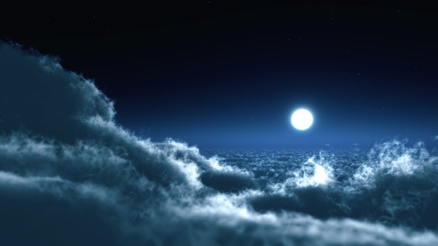 Moonlight and Night Sky