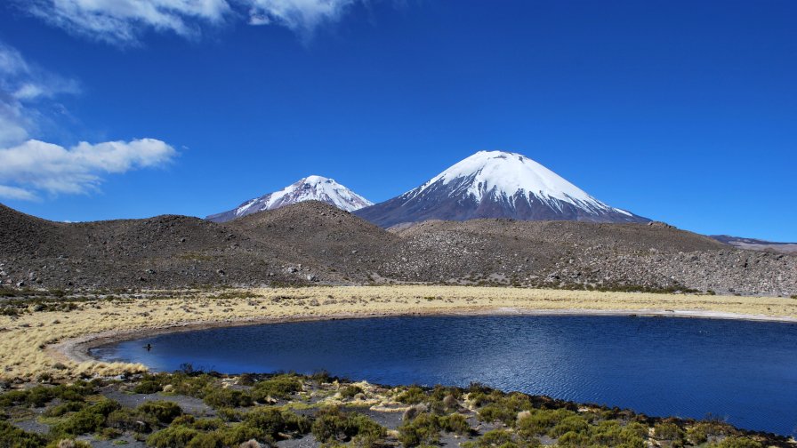 Parinacota Volcano Lauca National Park Bolivia