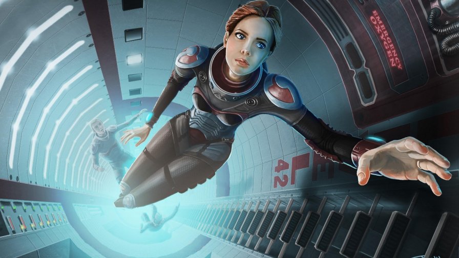 Pretty Girl in Spaceship