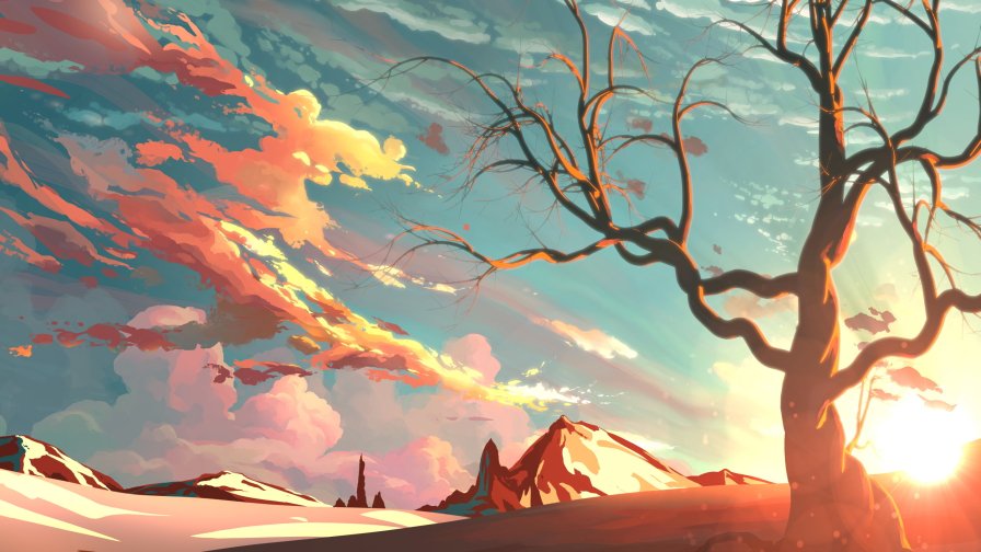 Sunset Painting