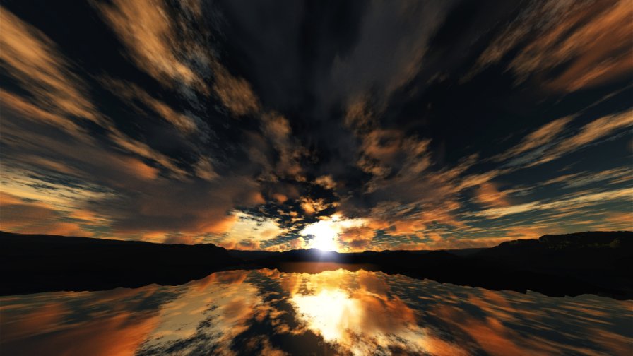 Sunset on the Lake