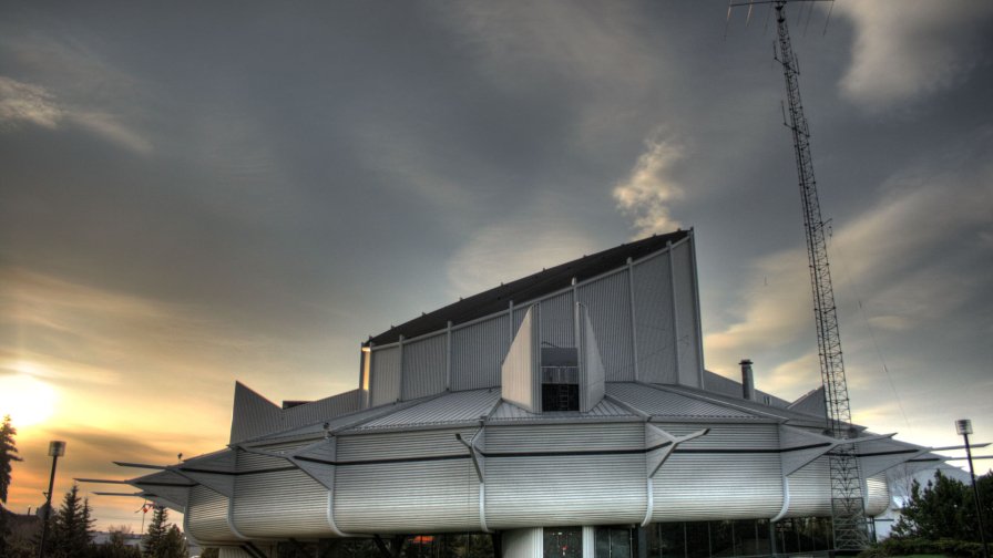 The Main Building of The Space and Science Centre in Edmonton Alberta Canada