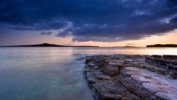 Twilight Beach and Silence