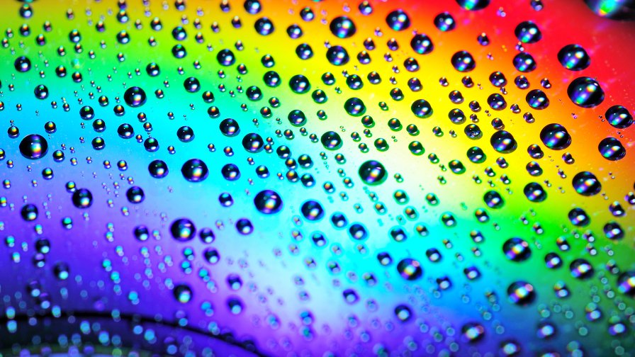 Water Drops On the Rainbow