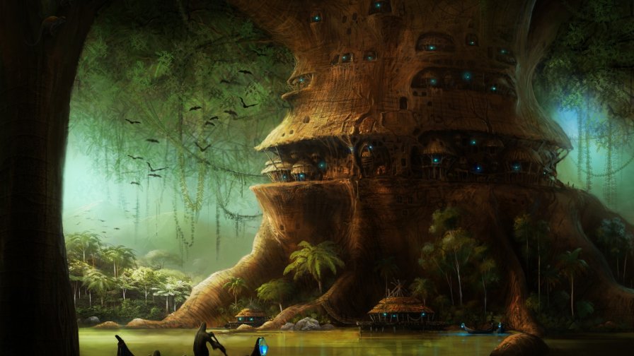 Wonderful Amazing World in Big Tree