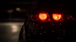 Beautiful Red Backlight on Car