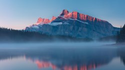 Beautiful Red Mountain Peak