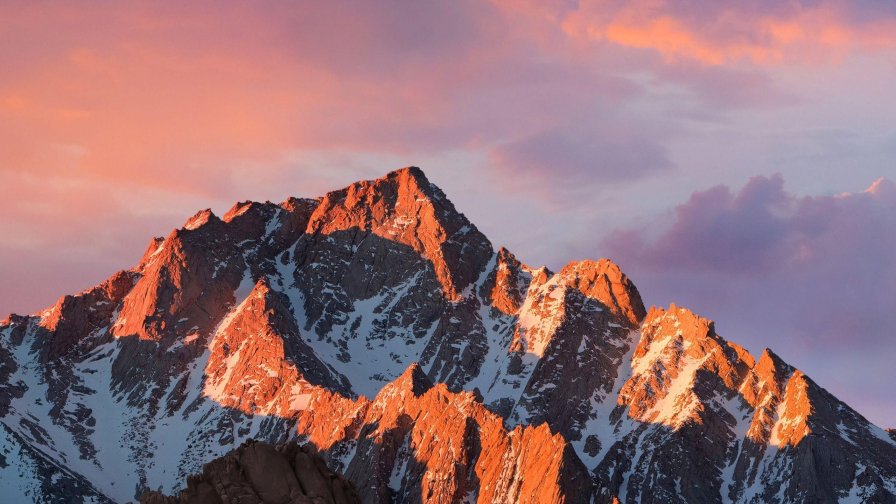 Mountains Peaks and Sunlight